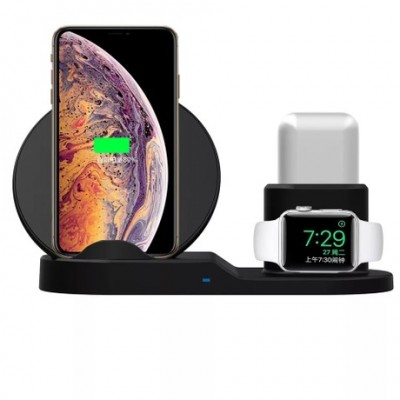 For iPhone Xs max 10W Fast Wireless Charger,10W/7.5W Wireless Charging Pad Phone Fast Wireless Charger for iPhone X Apple watch